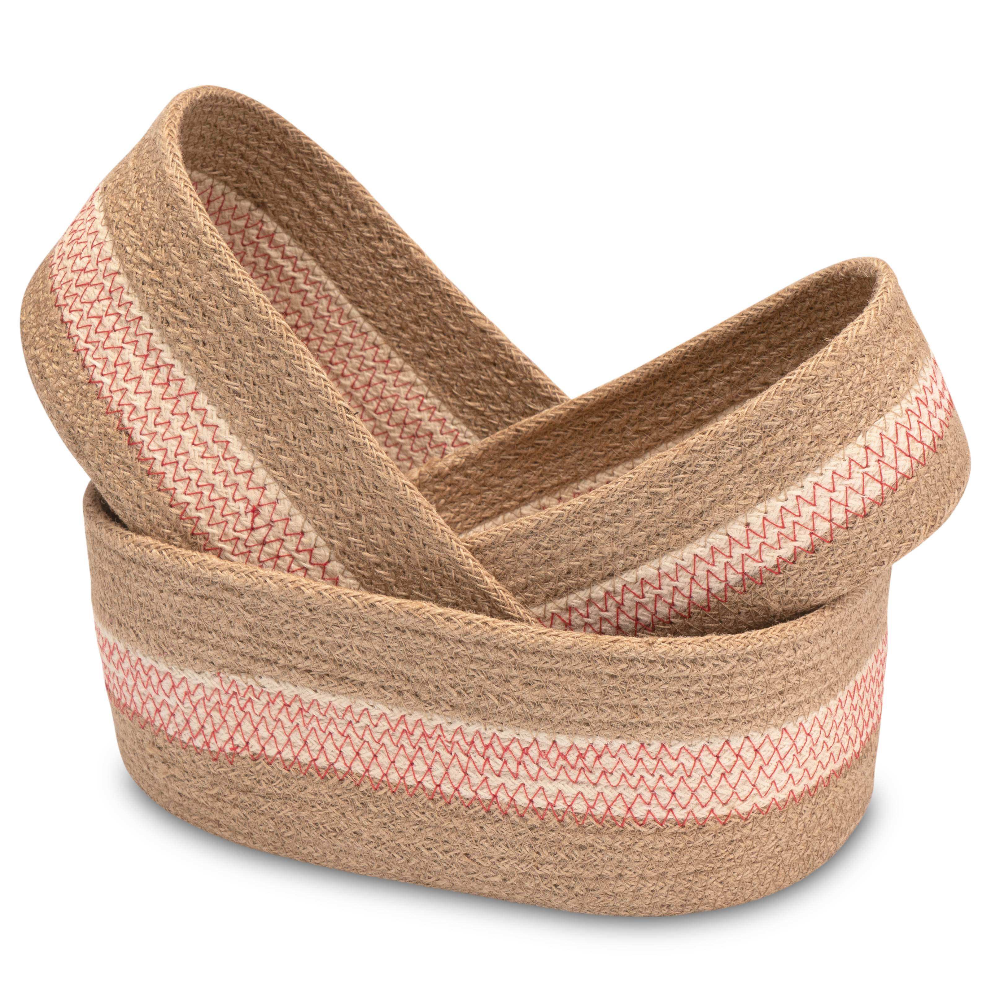 Aufbewahrungskörbchen aus Jute - 3er Set - Decorasian.eu