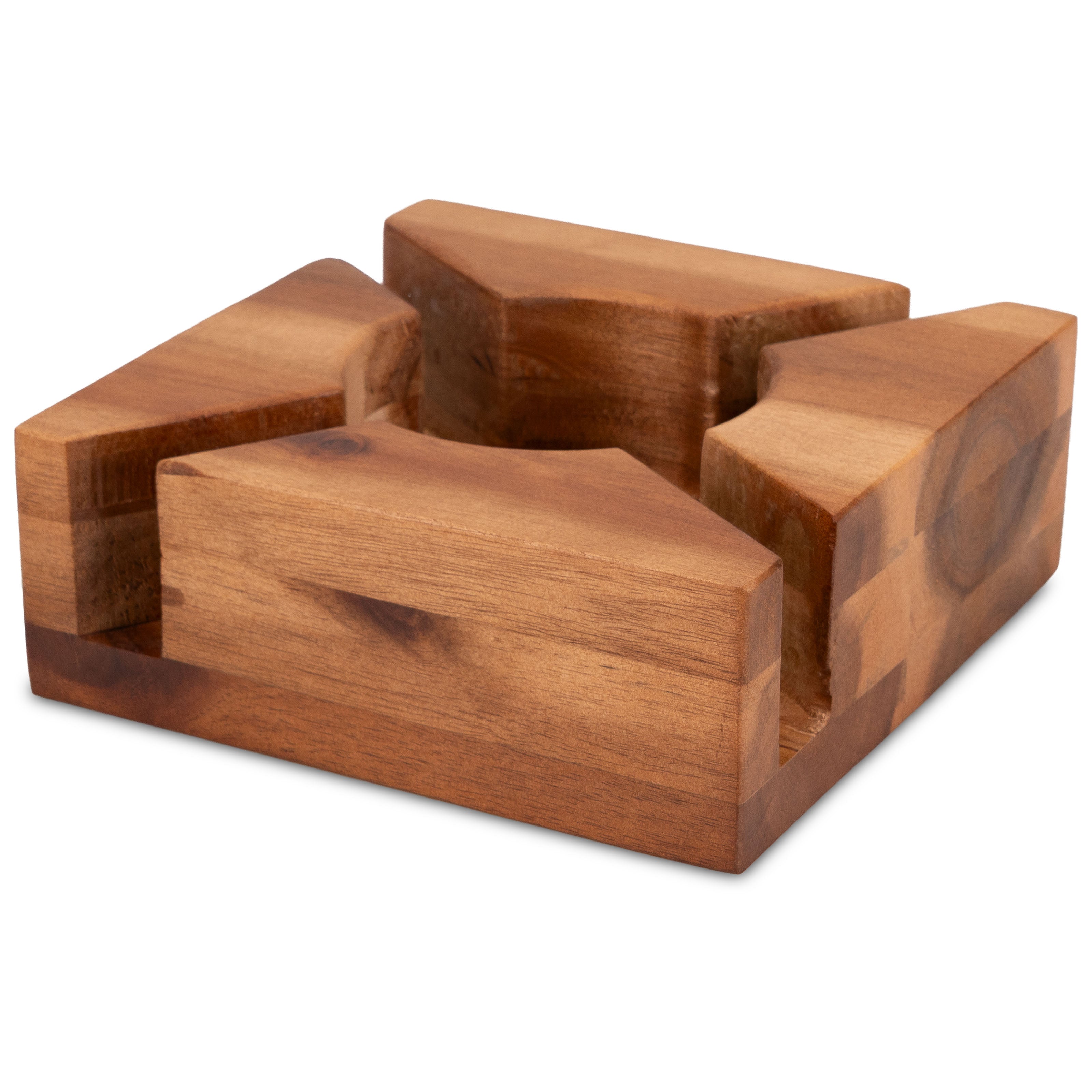 Massives Akazienholz Stövchen: Warmer Genuss für deine Teestunde