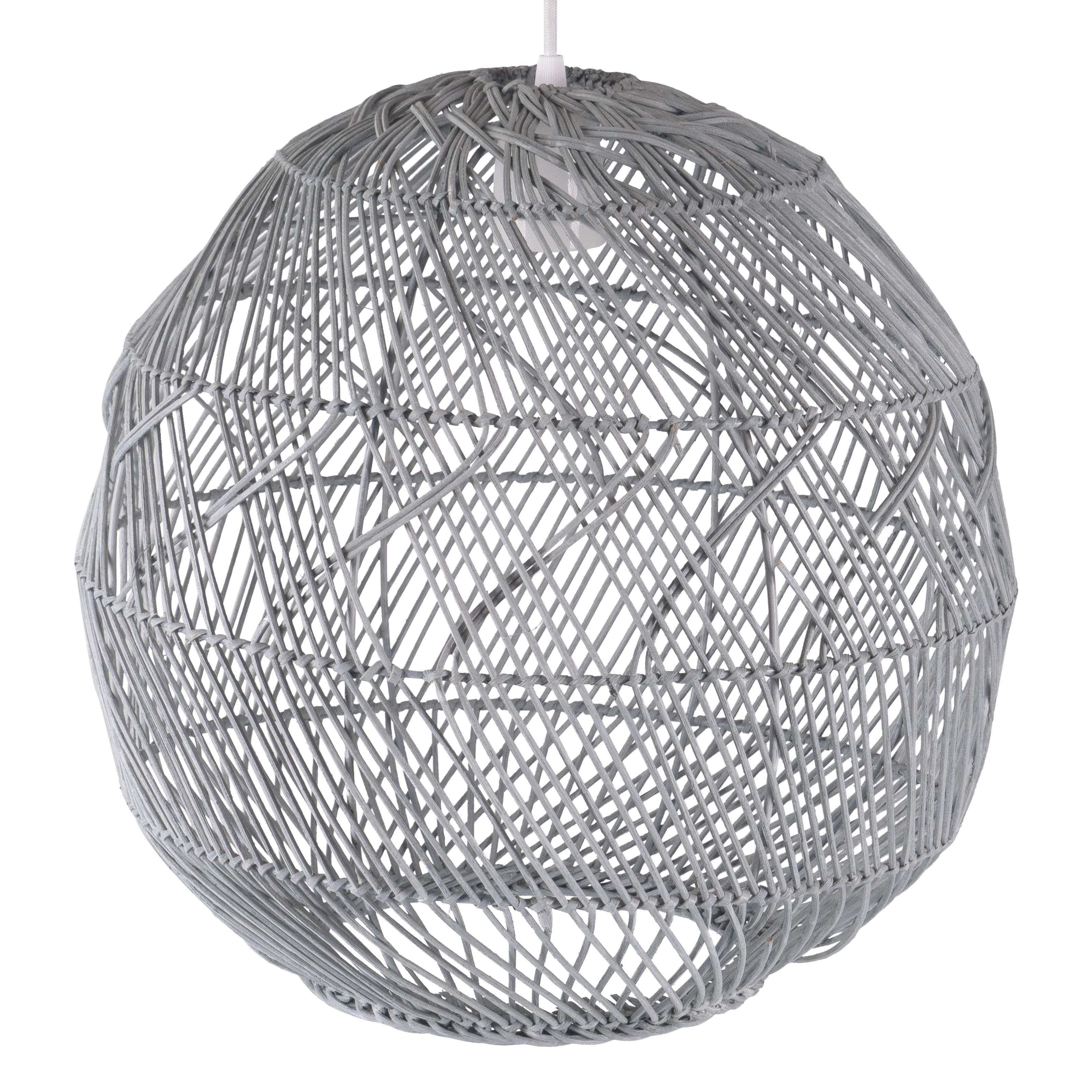 Rattan Lampenschirm für Pendelleuchten - Decorasian.eu