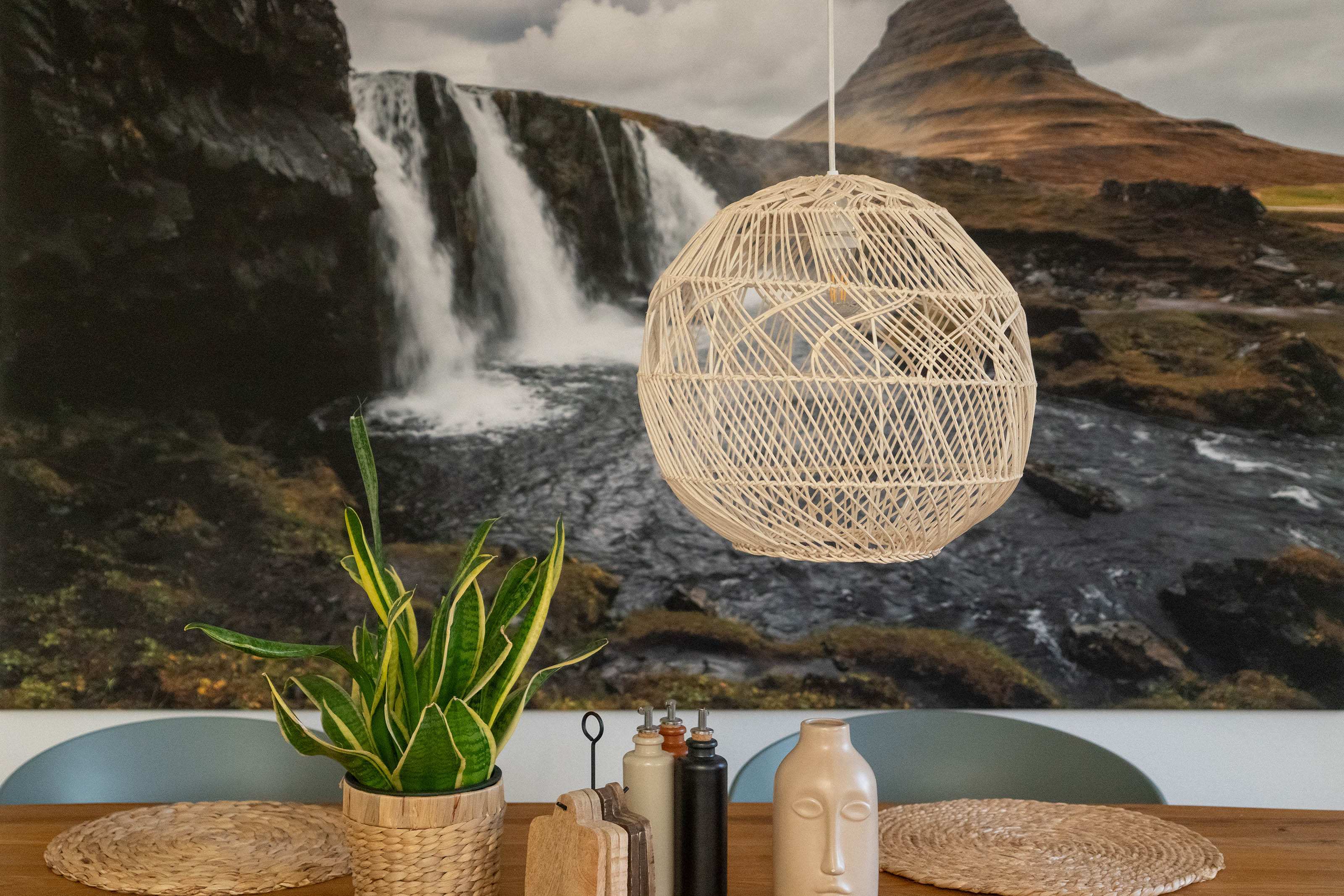 Rattan Lampenschirm für Pendelleuchten - Decorasian.eu