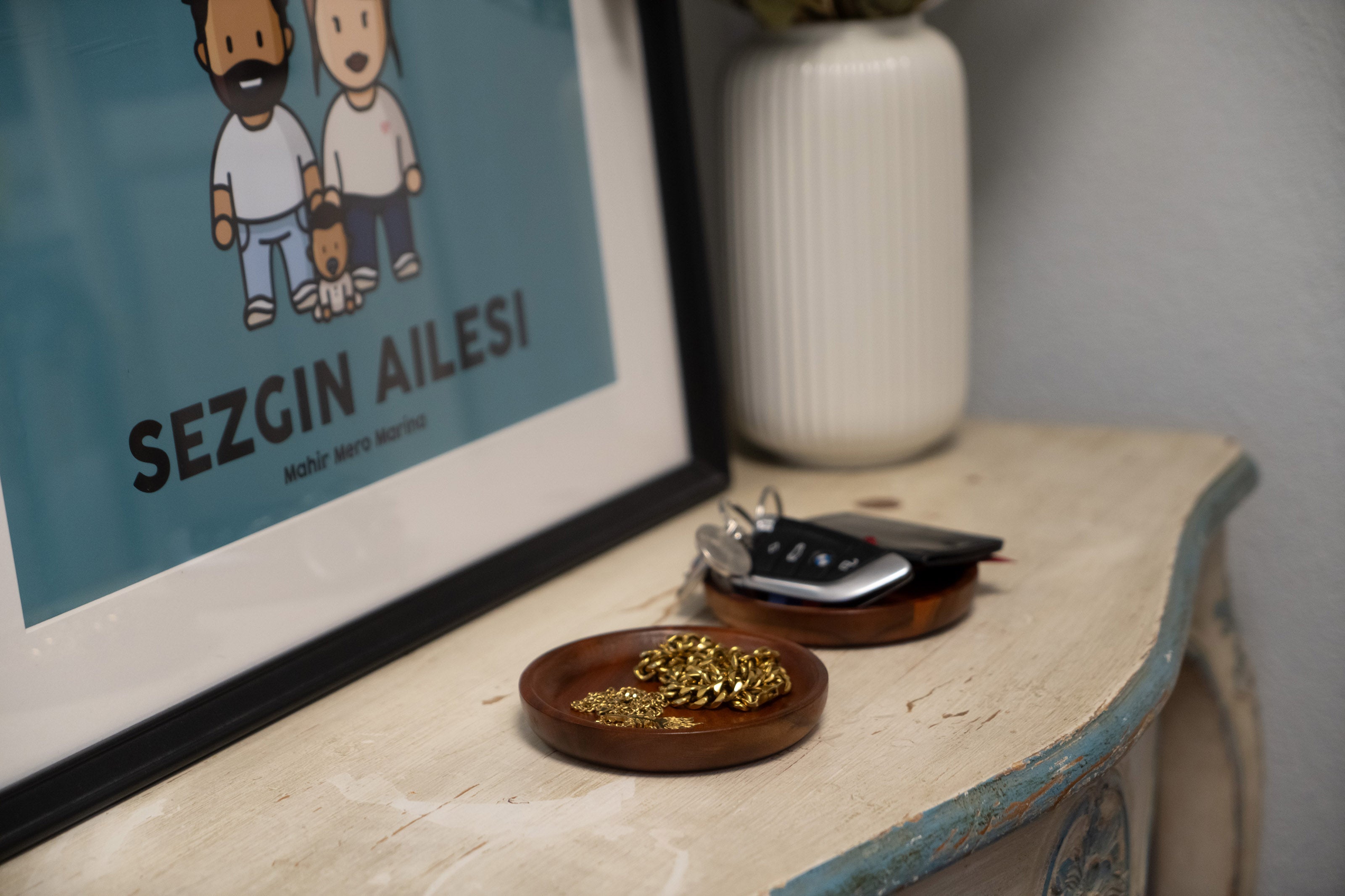 Massiver Akazienholz Kerzenteller 11cm – Natürlich schöner Halt für Stumpenkerzen