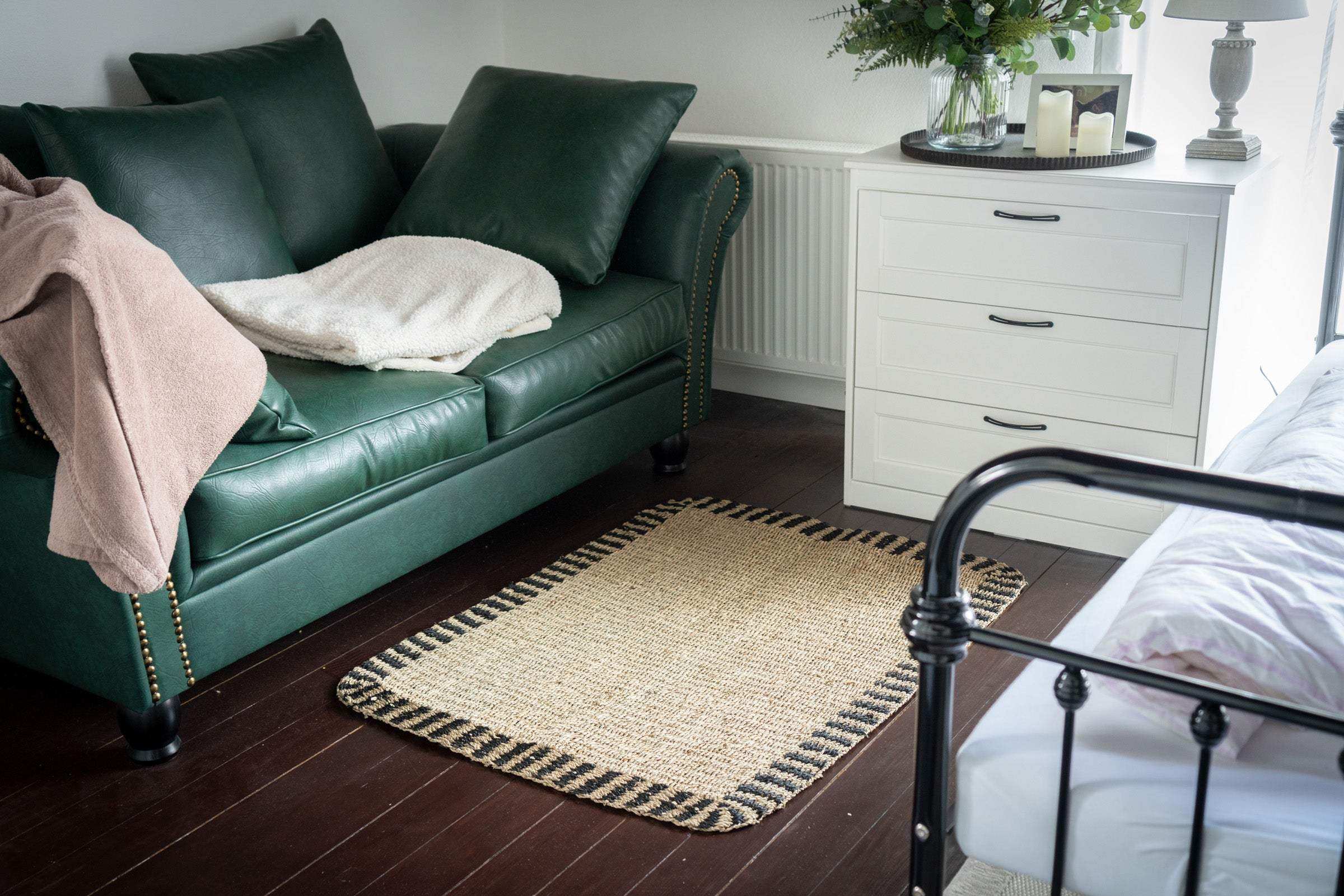 Seegrasteppich mit abgerundeten Ecken - Decorasian.eu