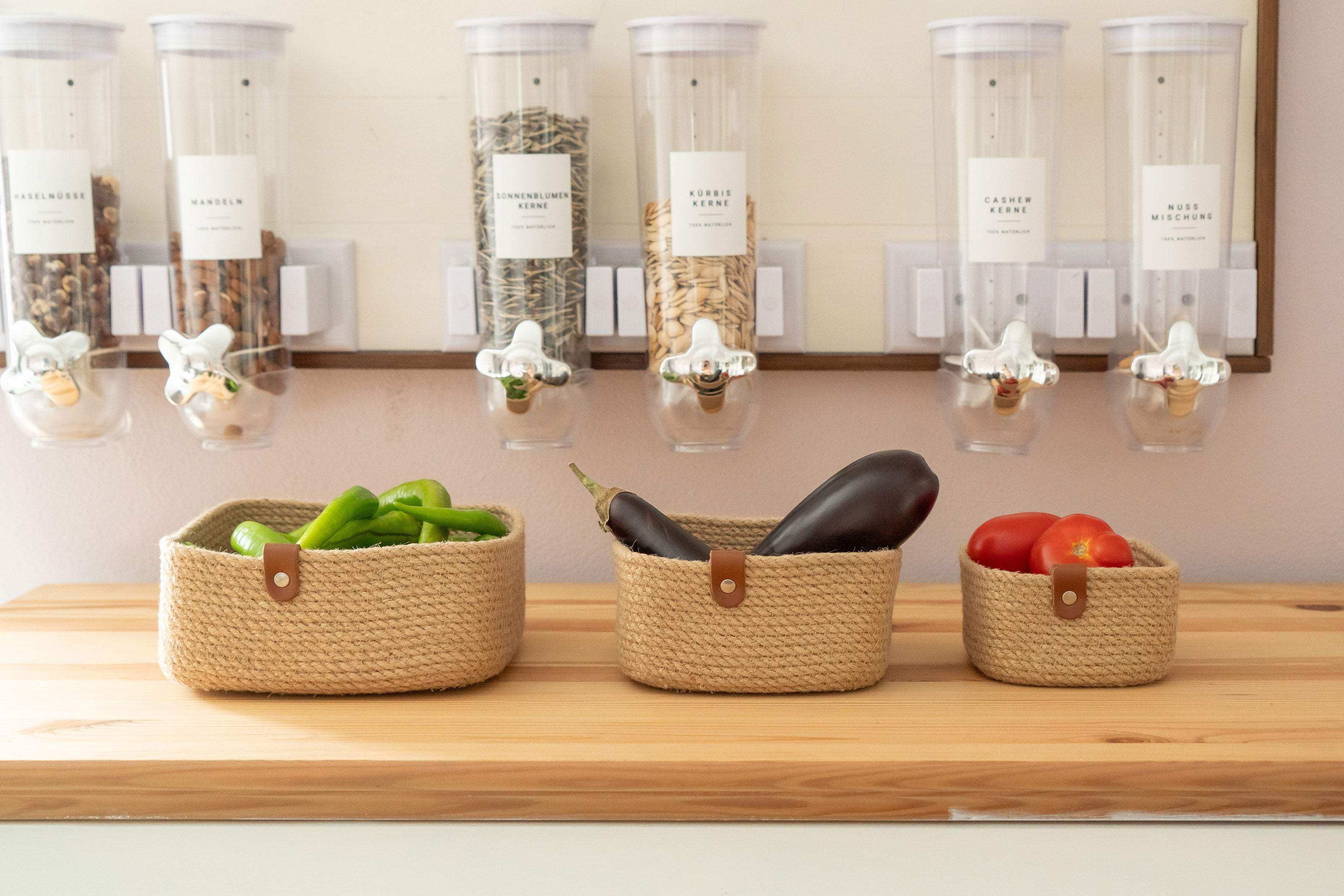 Organizer Korb im 3er Set – Stilvolle Ordnung - Decorasian.eu