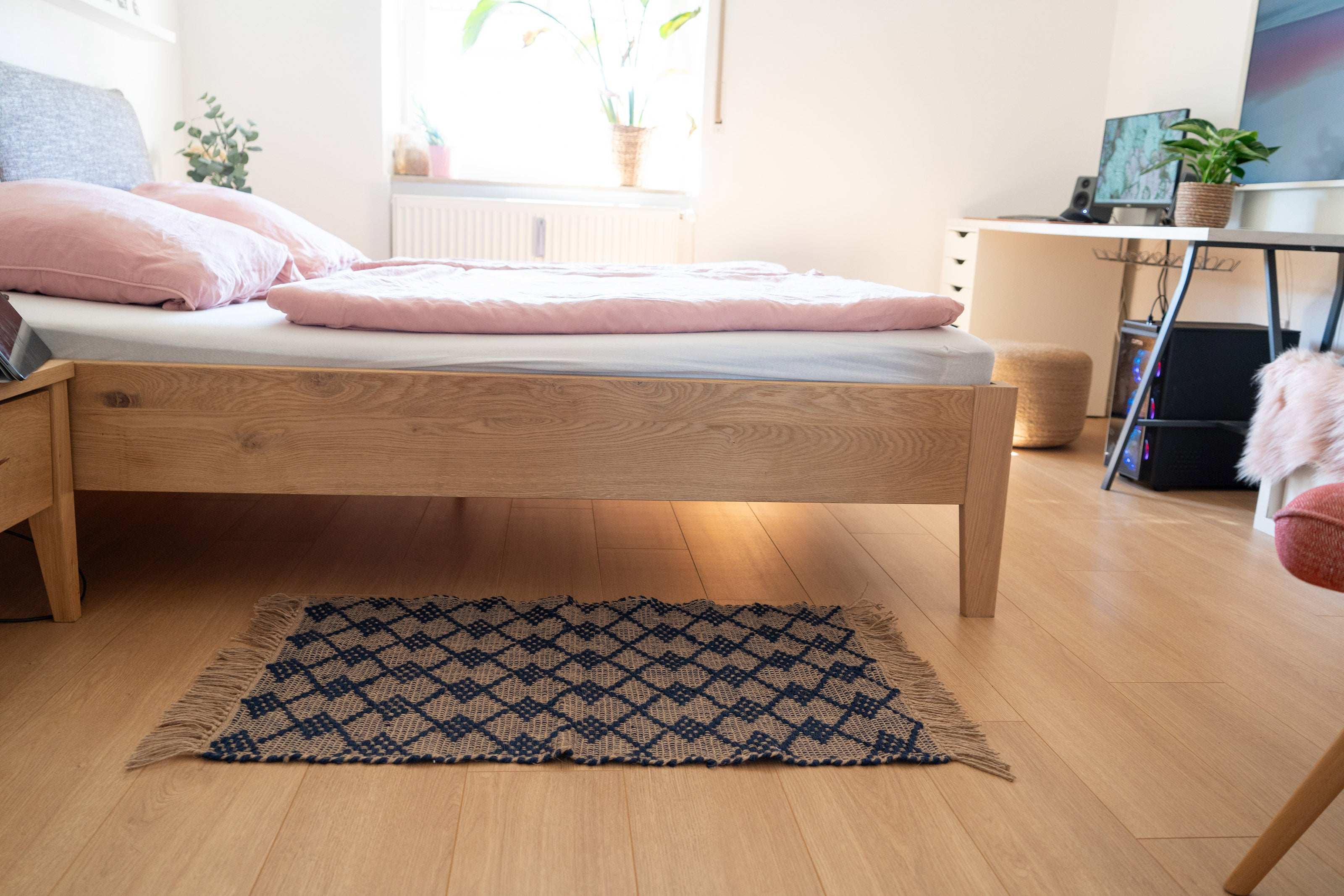 Juteteppich im Boho Stil - Decorasian.eu