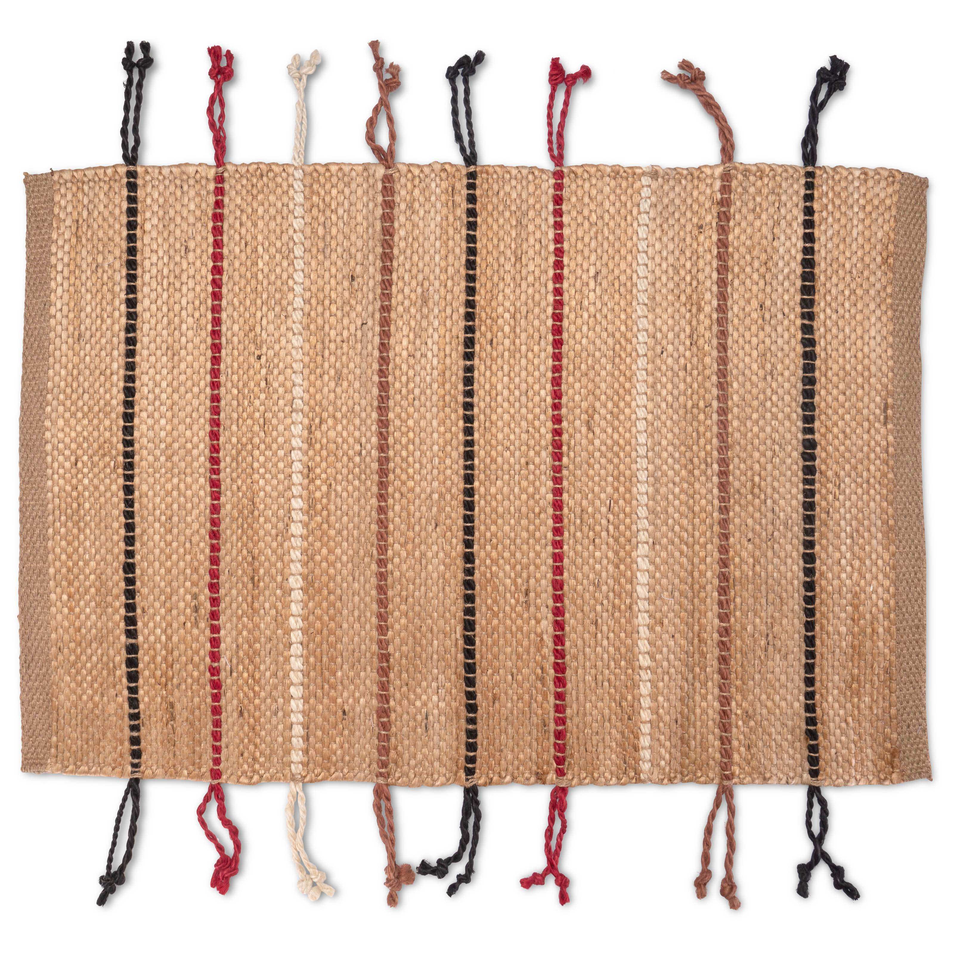 Juteteppich im Boho Stil - Decorasian.eu
