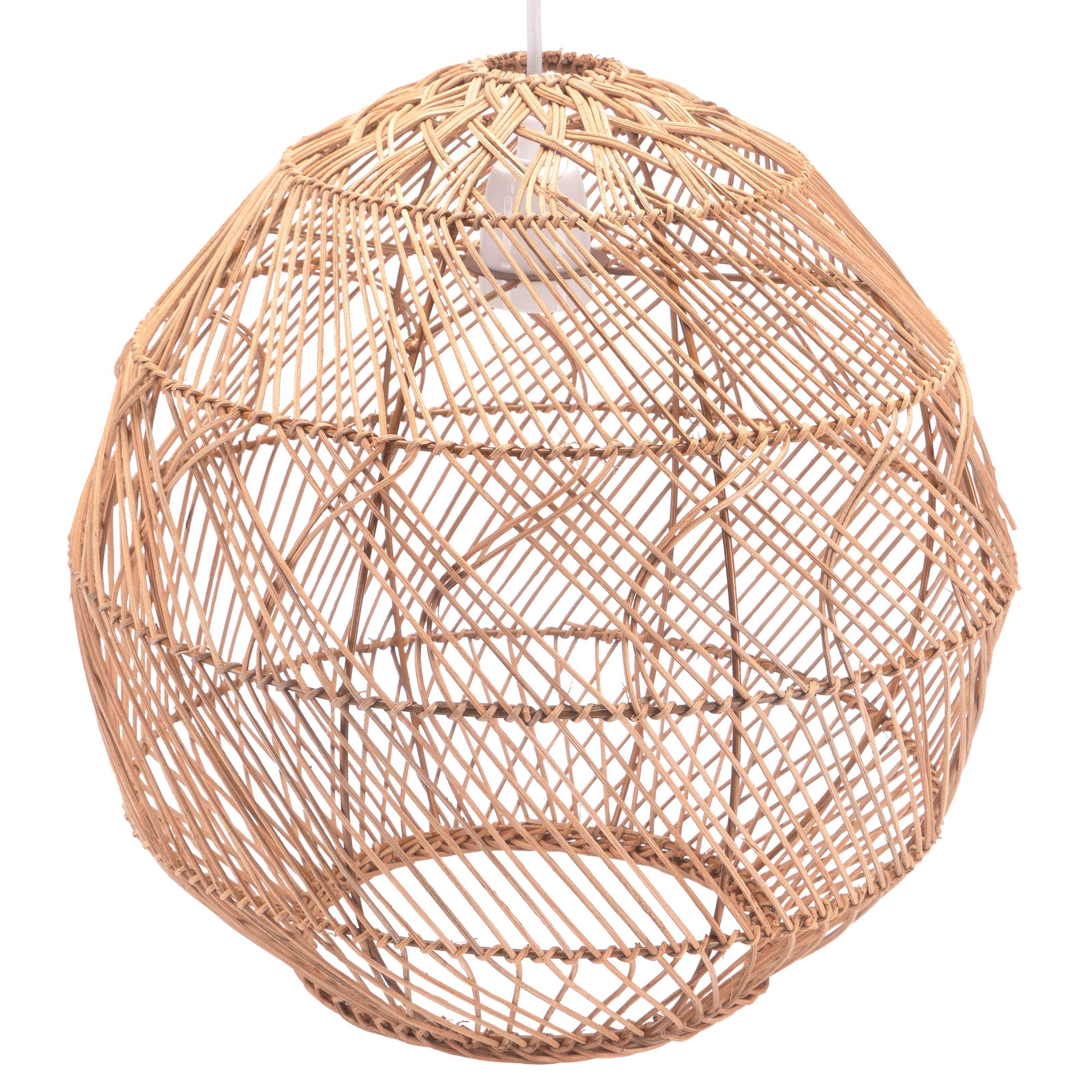 Rattan Lampenschirm für Pendelleuchten - Decorasian.eu