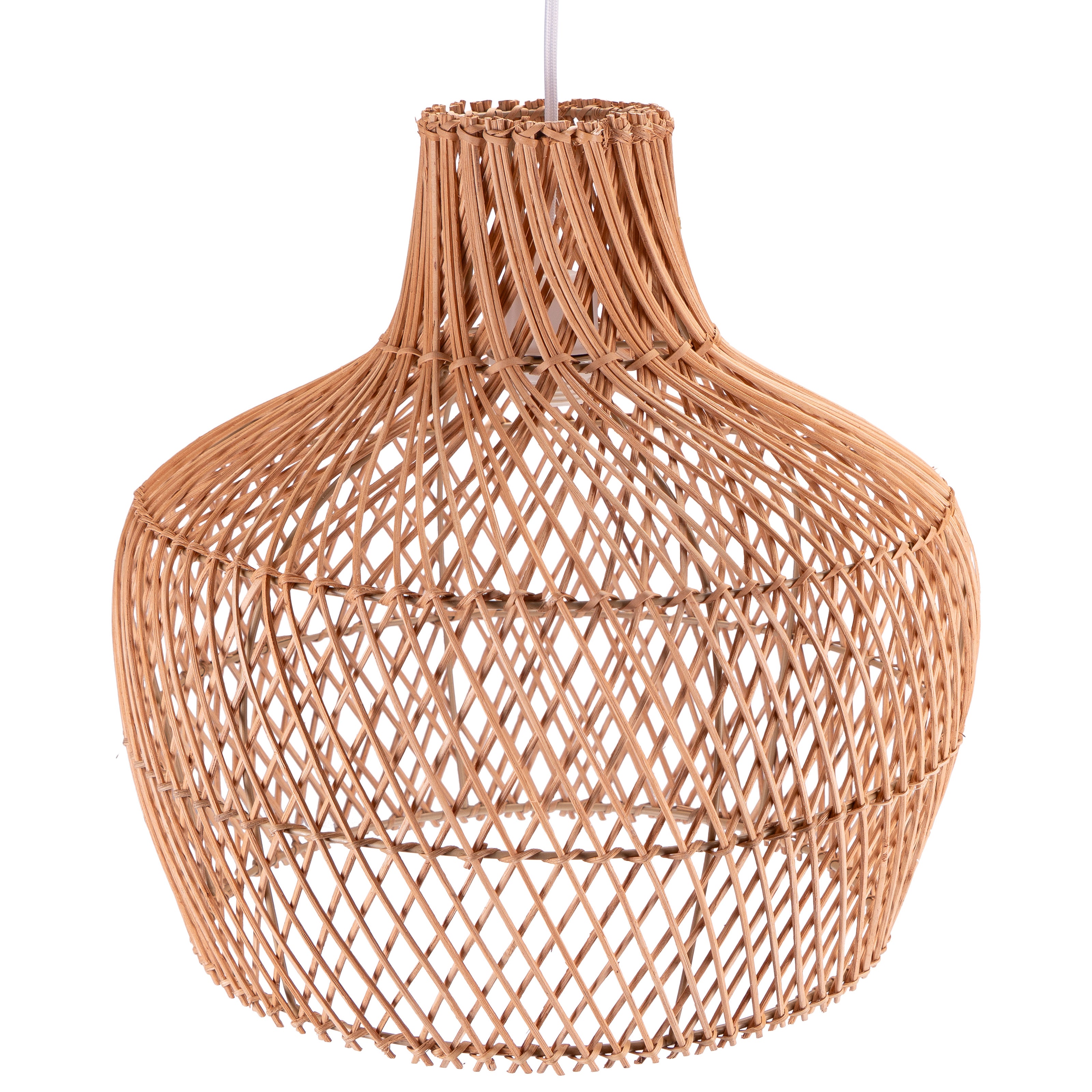 Decorasian Rattan Lampenschirm: Boho Charme und warmes Lichtspiel für dein Zuhause