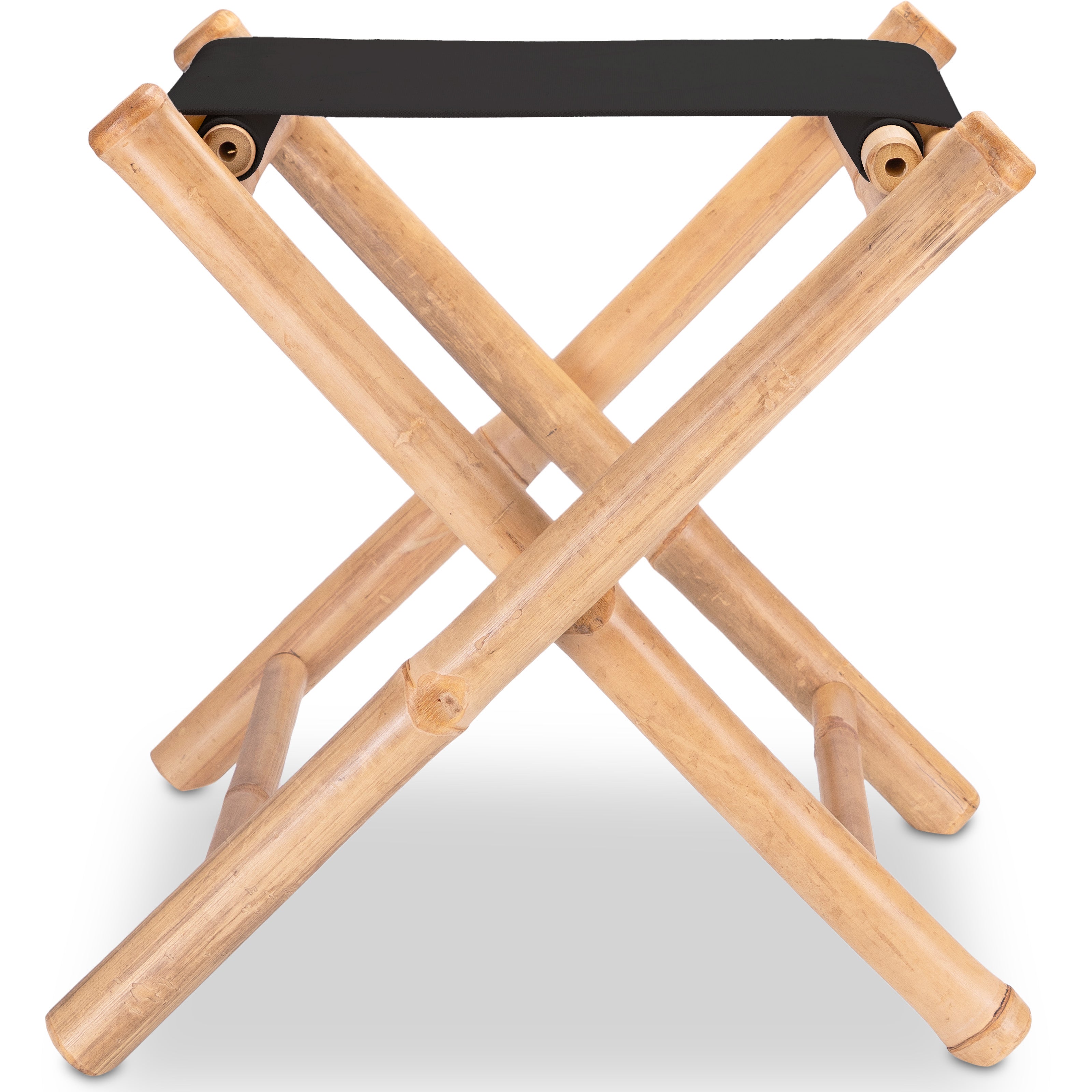 Bambus Klapphocker 40×40×42cm - Fußhocker